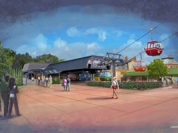 Station Disney Skyliner à EPCOT (29 Septembre&nbsp;2019)